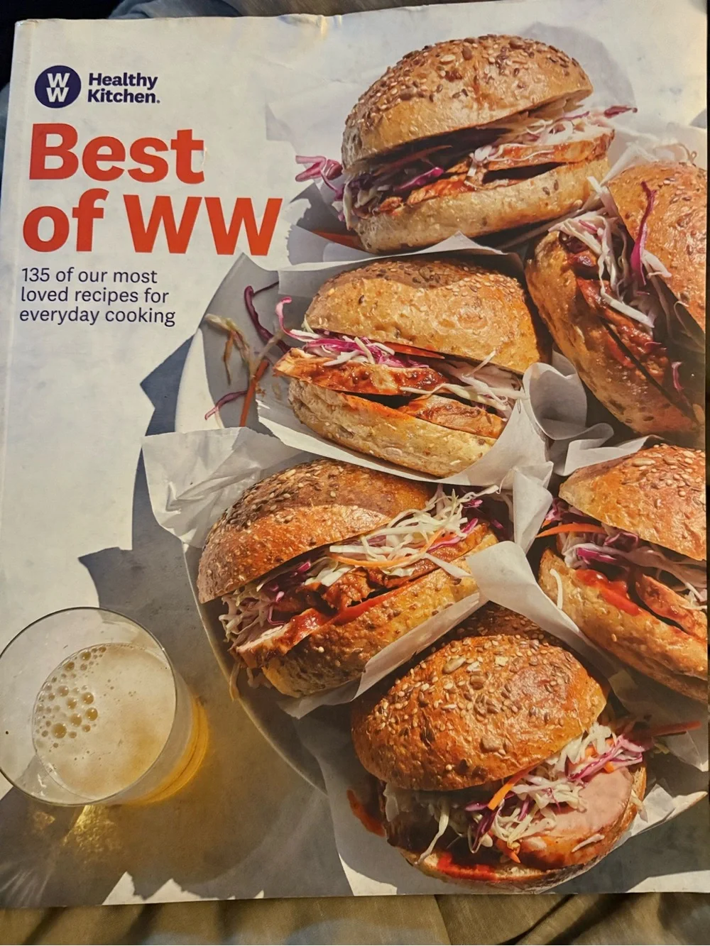 Weight Watchers Best of WW Cookbook - White & Orange Cover